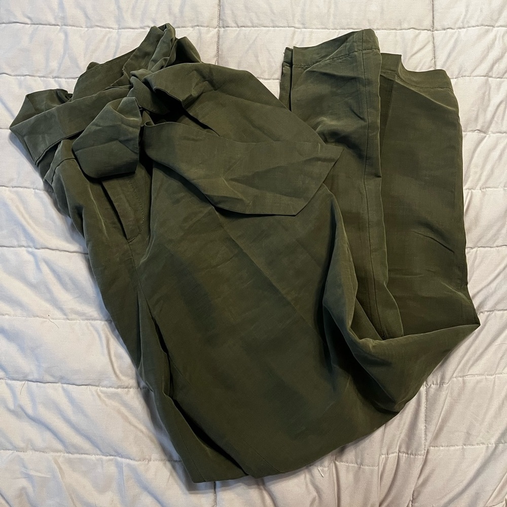 Flowy Olive Pants